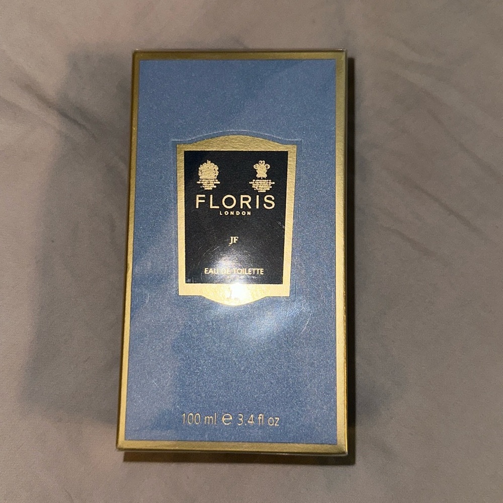 Floris London JF Eau de Toilette - 3.4 fl oz Gold and Blue for Men